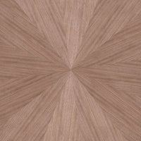 Koen Round Dining Table, Scandinavian Style, Walnut Brown Wood 47 Inch - BM334011