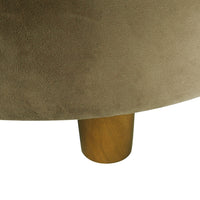 Jo Storage Ottoman, 28 Inch Round Tufted Lift Top, Sage Green Velvet -BM334040