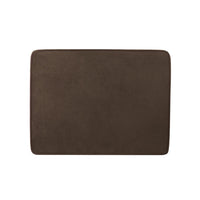 Fero Storage Ottoman, 24in Rectangular Hinged Lid, Dark Brown Velvet -BM334088