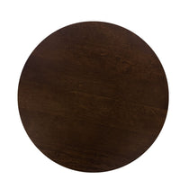 Tior Accent Table, 20 Inch Round Wood Laminate Top, Black Metal Base -BM334115