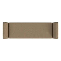 Rae Storage Bench Ottoman with Arms, Light Brown Boucle, 60 Inch -BM334200