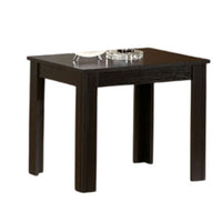 3 Piece Living Room Coffee and End Table Set, Black Wood, Rectangular -BM334347
