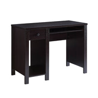 Akol Computer Desk, Keyboard Drawer and Storage, 39 Inch, Black -BM334401