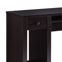 Akol Computer Desk, Keyboard Drawer and Storage, 39 Inch, Black -BM334401