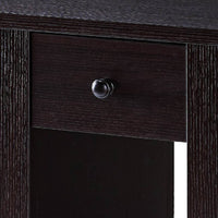 Akol Computer Desk, Keyboard Drawer and Storage, 39 Inch, Black -BM334401