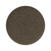 Sem Round Accent Ottoman, Dark Brown Channel Stitched Boucle 18 Inch -BM334426