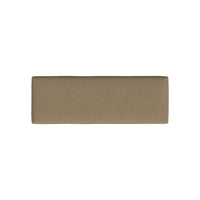 Fin Bench, Natural Wood Frame, Brown Boucle Textured Details 48 Inch -BM334468