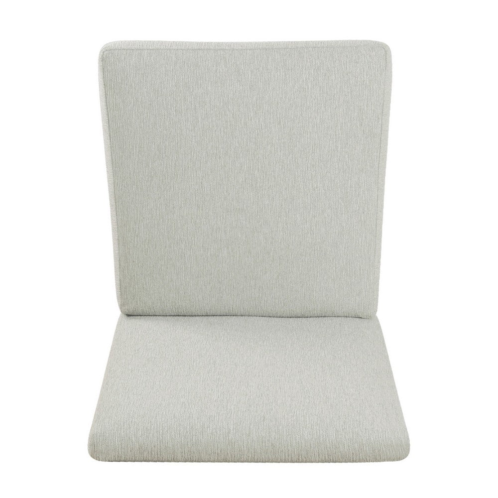 Jan Dining Chair with Espresso Wood Legs, Classic Gray Woven Fabric -BM334492