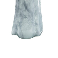 Quia Tall Decorative Vase, Rough Body, Pale Blue Blown Glass 20 Inch -BM334543