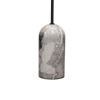 Hely Accent Table Lamp, Linen Cone Shade, Travertine Stone 28 Inch -BM334579