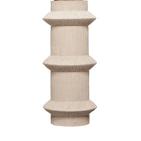Disy Accent Table Lamp, Linen, Turned Sculptural Polyresin 30 Inch -BM334585