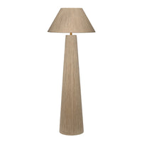 Teny Accent Floor Lamp, Tapered Shade, Brown Jute Wrapped Base 61 Inch -BM334590