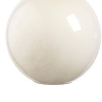 Tero Ceiling Pendant Light, Beige Blown Glass, Antique Brass, 12 Inch -BM334591