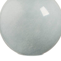 Tero Ceiling Pendant Light, Blue Blown Glass, Antique Brass, 12 Inch -BM334592