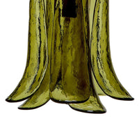 Kero Ceiling Lamp, Murano Style Green Blown Glass Pendant, 12 Inch -BM334595