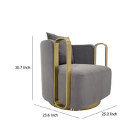 Amur Dining Chair, Taupe Velvet Upholstery, Matte Gold Cantilever Base -BM334646