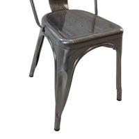 Dining Accent Chair Set of 4, Bronze Metal Body, Industrial Style -BM334679