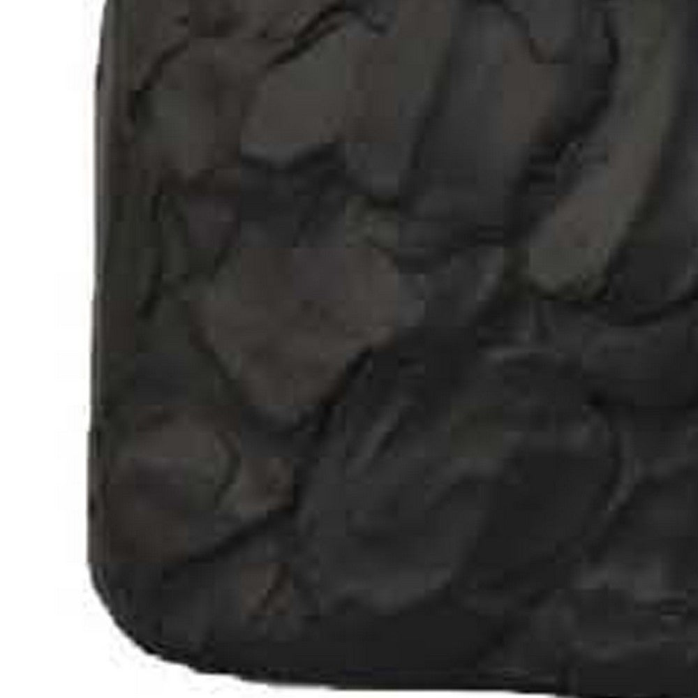 Nyk Abstract Bust Figurine, 94 Inch, Human Head Design, Black Resin -BM334805