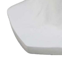 Kylz Decor Head Garden Planter, 23 Inch, Wide Open Top, White Resin -BM334807