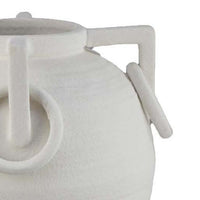 Rosianna Decorative Antique Style Flower Vase, 18 Inch White Ceramic -BM334826