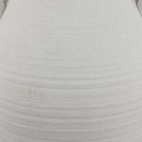 Dero Decorative Flower Vase, Antique Style, White Ceramic, 15 Inch -BM334830