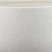 Accent Bowl Planter, Round Pedestal Base, Modern White Ceramic 12 Inch -BM334834