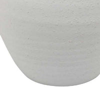 Dero Decorative Flower Vase, White Ceramic, Antique Urn Style, 14 Inch -BM334838