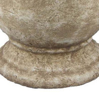 Decorative Planter Pot, Vintage Stone Textured Tan Terracotta 20 Inch -BM334841