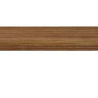 Sofa Console Table, Smooth Waterfall Curved Edges, Brown Wood 47 Inch -BM334847