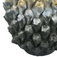 Kabo Decorative Vase, Textured Body, 16 Inch Beige and Gray Ceramic -BM334877