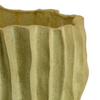 Esam Decorative Planter, Textured Ceramic, 19 Inch Yellowish Green -BM334887