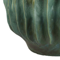 Esam Decorative Planter, Textured Ceramic Body, 19 Inch Dark Blue -BM334888