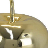 Masu Tabletop Accent Decor, 16 Inch Apple Design, Gold Resin Body -BM334897