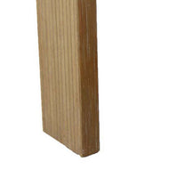 Console Table, Rounded Edge Top with Arch Legs, 55 Inch Brown Wood -BM334911