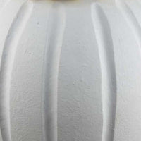 Nehu Decorative Vase, Beaded Neck Details, 16 Inch White Resin -BM334933