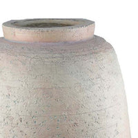 Kilu Decorative Vase, Rugged Texture, 24 Inch Metallic Gray Resin -BM334934