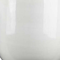 Womy Tall Decorative Planters Set of 2, Gloss White Ceramic 18 30 Inch -BM334943