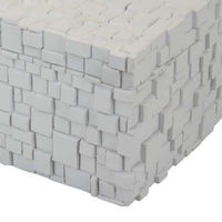 Lissa Decorative Storage Box, Matte White Textured Resin, 13 Inch -BM334984