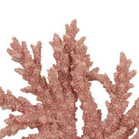 Coral Tabletop Decoration, Pink Resin with Acrylic Base, 13 Inch -BM334992