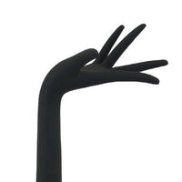 Hand Sculpture Accent Figurine, Contemporary Black Resin, 17 Inch -BM334995