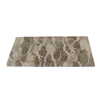 Decorative Accessory Tray, Capri Beige and Gray Marble Finish, 16 Inch -BM335023