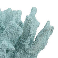 Manala Coral Sculpture with Clear Acrylic Base, Blue Resin 12 Inch -BM335028