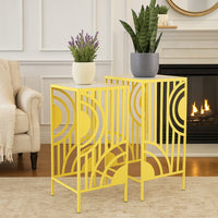 Percy Plant Stand Table Set of 2, Marble Top, Gold Metal 26, 24 Inch -BM335040