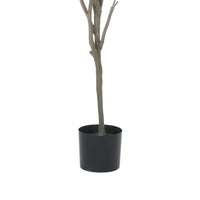Deso Artificial Milan Leaf Bonsai, Rich Green Oval Leaves 71 Inch -BM335130