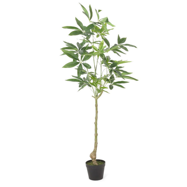 Leso Artificial Macrocarpa Plant, Hand Shaped Green Leaves 47 Inch  -BM335140
