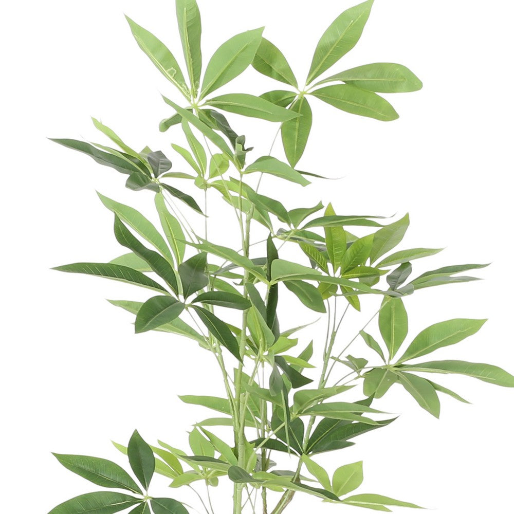 Leso Artificial Macrocarpa Plant, Hand Shaped Green Leaves 47 Inch  -BM335140