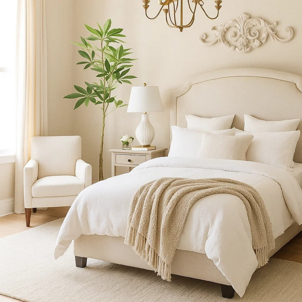 Leso Artificial Macrocarpa Plant, Hand Shaped Green Leaves 47 Inch  -BM335140