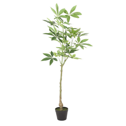 Leso Artificial Macrocarpa Plant, Hand Shaped Green Leaves 47 Inch  -BM335140