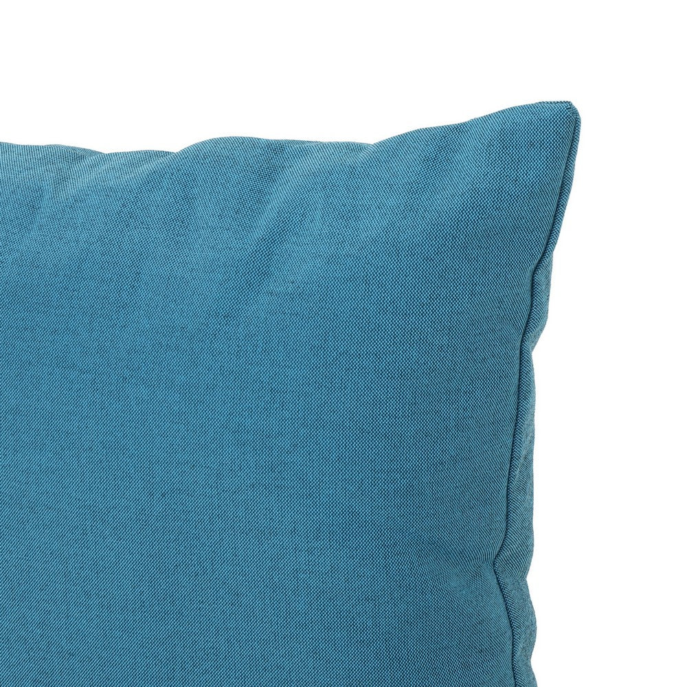 Lomi Decorative Pillow Set of 2, Contemporary Teal Blue, 18 Inch -BM335148