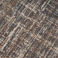 Ina 5 x 7 Outdoor Small Area Rug, Handcrafted Details, Woven Gray -BM335150